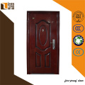 2014 new design galvanized security steel door anti-fire